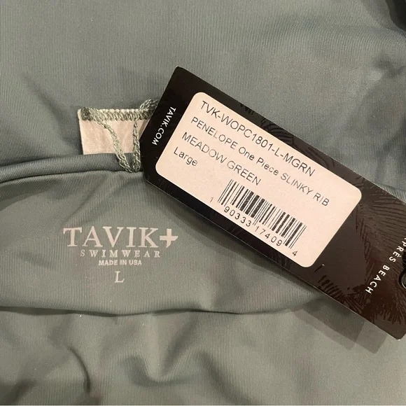 Anthropologie x Tavik Penelope One Piece Slinky Rib Meadow Green, size l